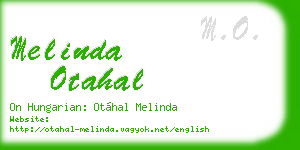 melinda otahal business card